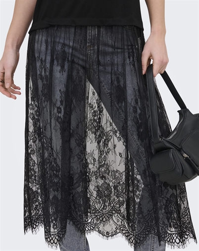 Only - ONLTahlia Lace Dress Top - Black